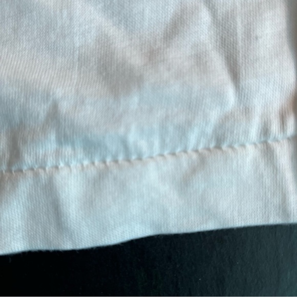 VTG Georgia Tech Ringer Tee XL White Cotton Champion USA Patriotic NOS 70s Singl - Picture 3 of 6